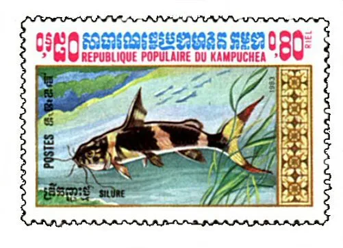 Catfish Stamp: Pseudomystus siamensis
